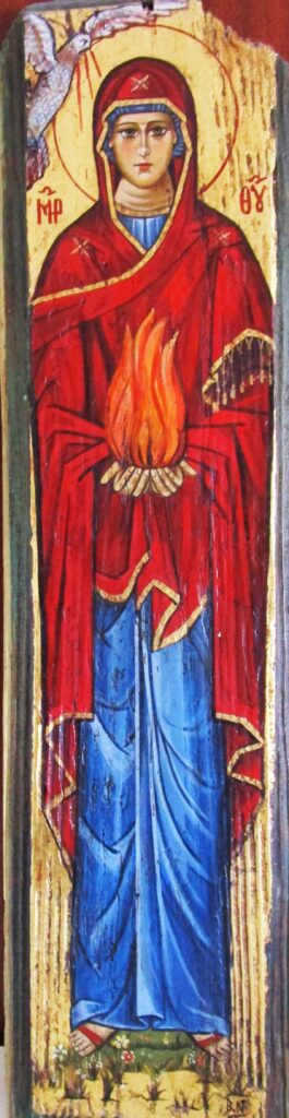 Icono de la Virgen del fuego
